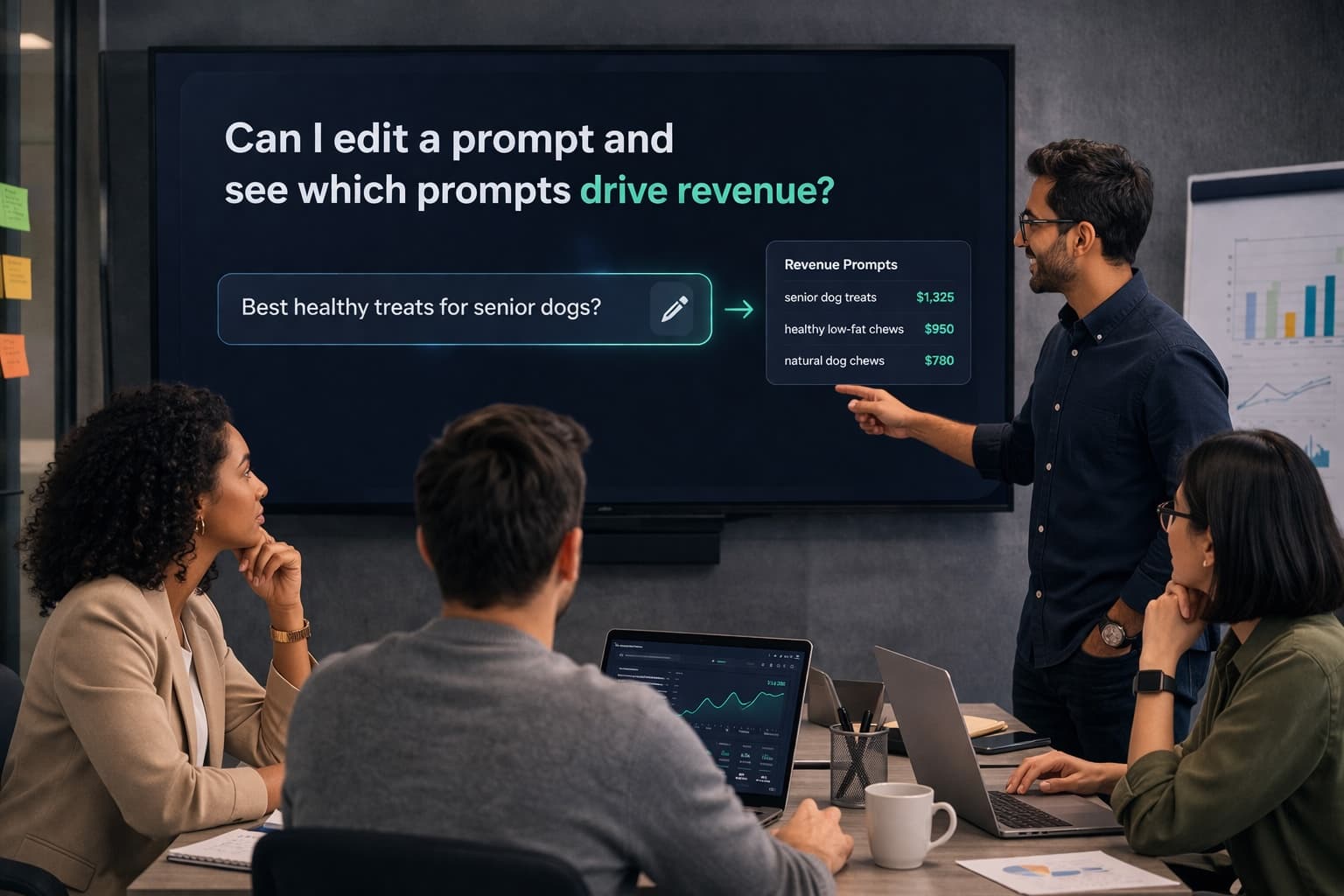 Team collaboration and prompt planning for AI channels